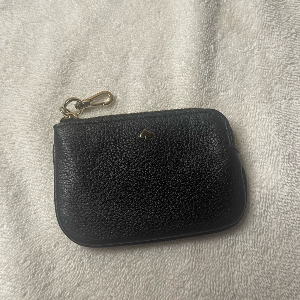 Kate Spade Textured Black Pouch